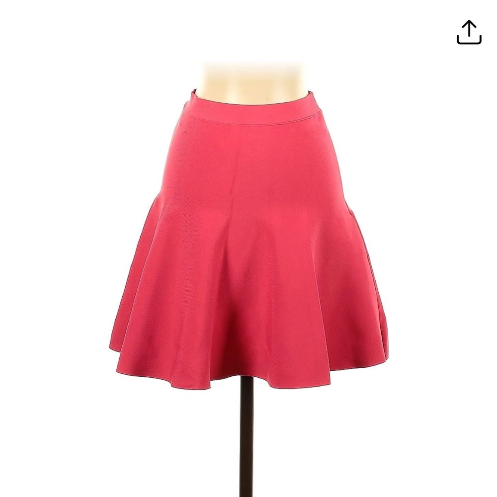 BCBGMaxAzria Pink High Waist Mini Skirt Medium